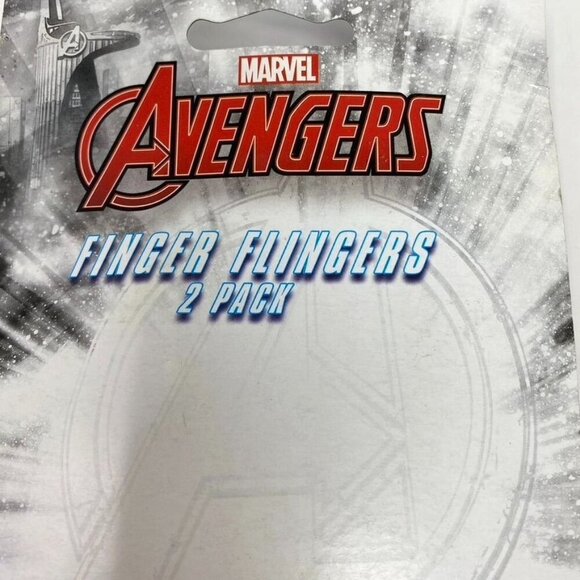Marvel Avengers Finger Flingers 2 Pack Ages 5+ Spiderman Captain America - Picture 2 of 4